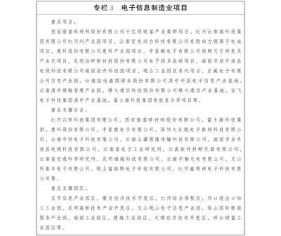 云南省人民政府办公厅关于印发云南省信息产业发展规划(2016-2020年)的通知